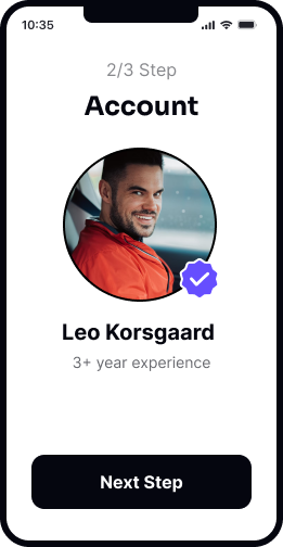 First phone screenshot